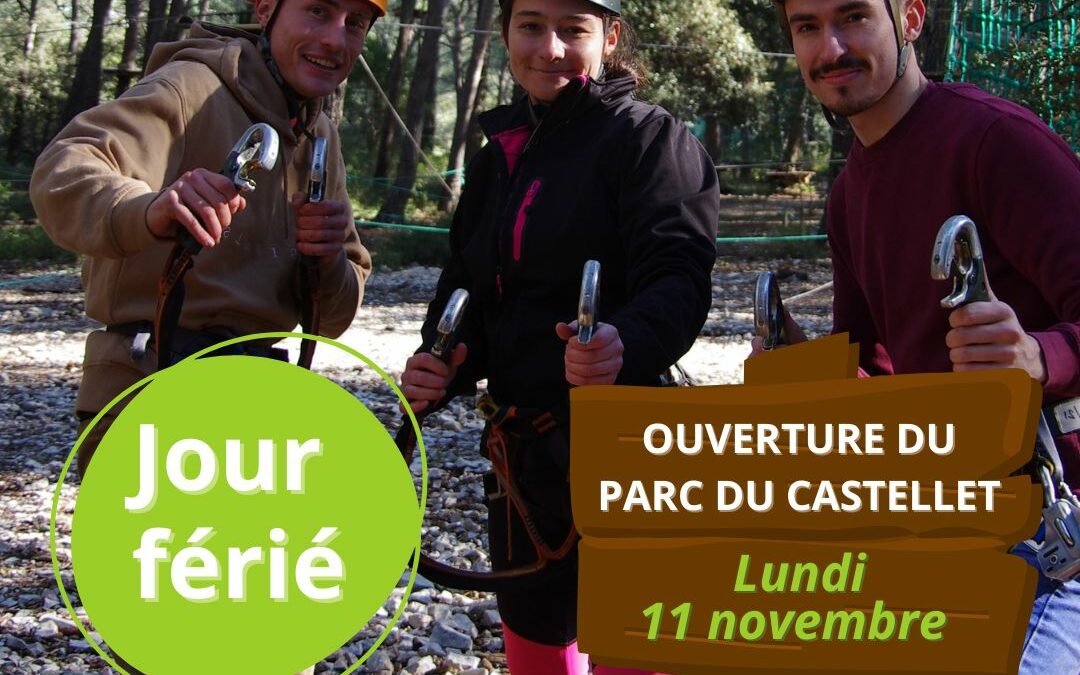 Ouverture du parc du Castellet le 11 novembre