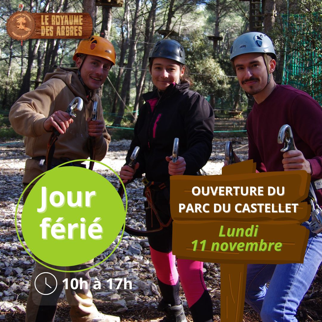 Ouverture du parc du Castellet le 11 novembre