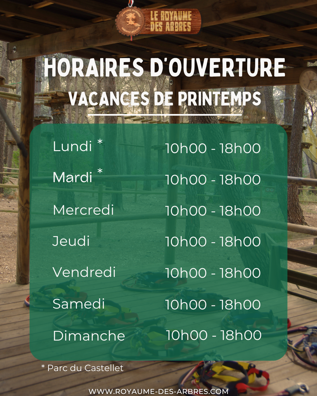 🌿✨ Les vacances de printemps au Royaume des Arbres ! ✨🌿