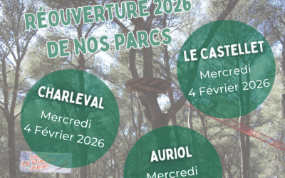 REOUVERTURE 2026 DE NOS PARCS !